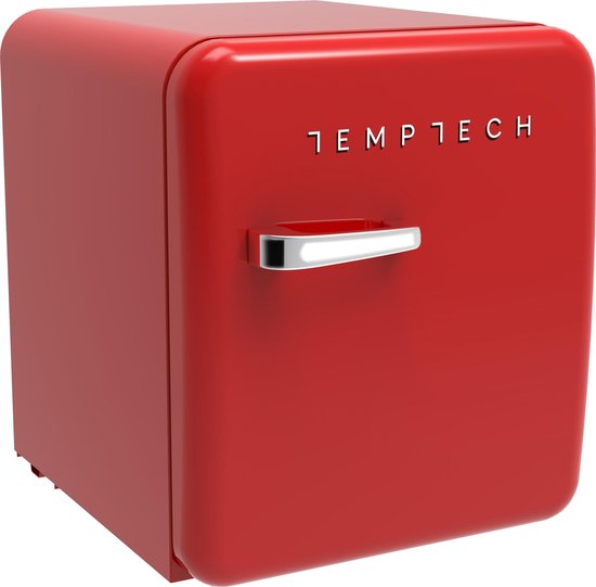steen Verward lassen Temptech HRF46RR - mini retro koelkast - 26 liter - rood | bol.com