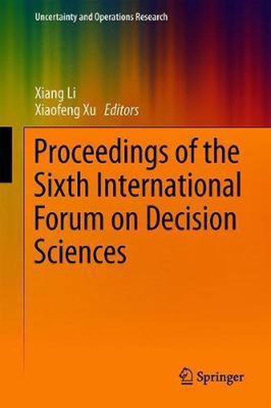 Uncertainty and Operations Research- Proceedings of the Sixt ... - cover