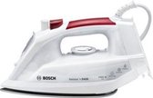 Bosch Sensixx'x DA20 Droog- & stoomstrijkijzer Palladium zoolplaat Rood, Wit 2400 W