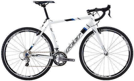 bol.com | Felt F75X wit glanzend (zwart/blauw) - Frame-afmetingen 53 cm