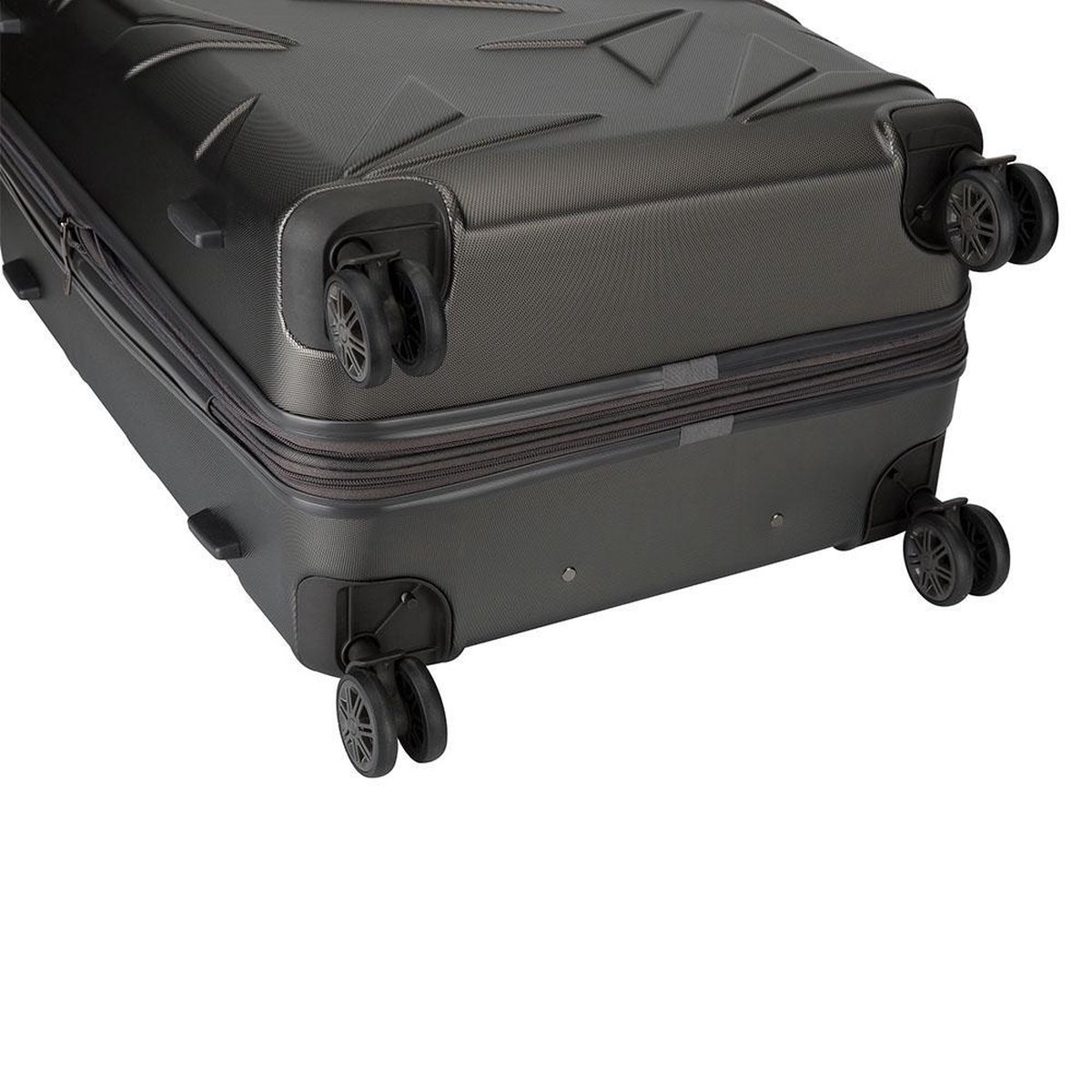 Decent Harde koffer Q-LuxxHoogte > 67 cm - grijs | bol.com