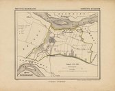 Historische kaart, plattegrond van gemeente Zuilichem in Gelderland uit 1867 door Kuyper van Kaartcadeau.com