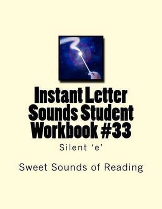 Instant Letter Sounds Student Workbook #33 - cover
