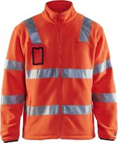 Blåkläder 4833-2560 Fleecejas High Vis Fluor Rood maat S