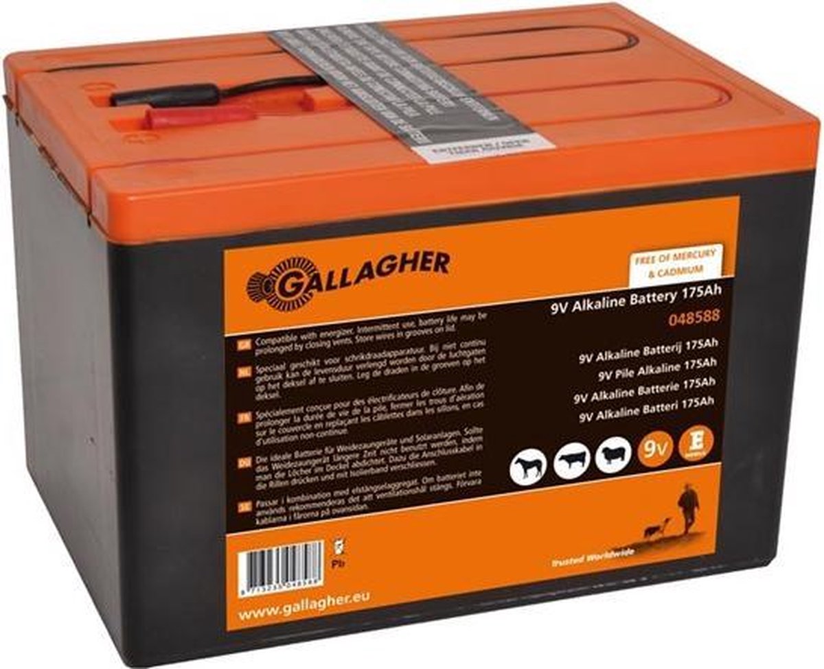 batterij gallagher 175 AH voor schrikdraadapparaat - Gallagher
