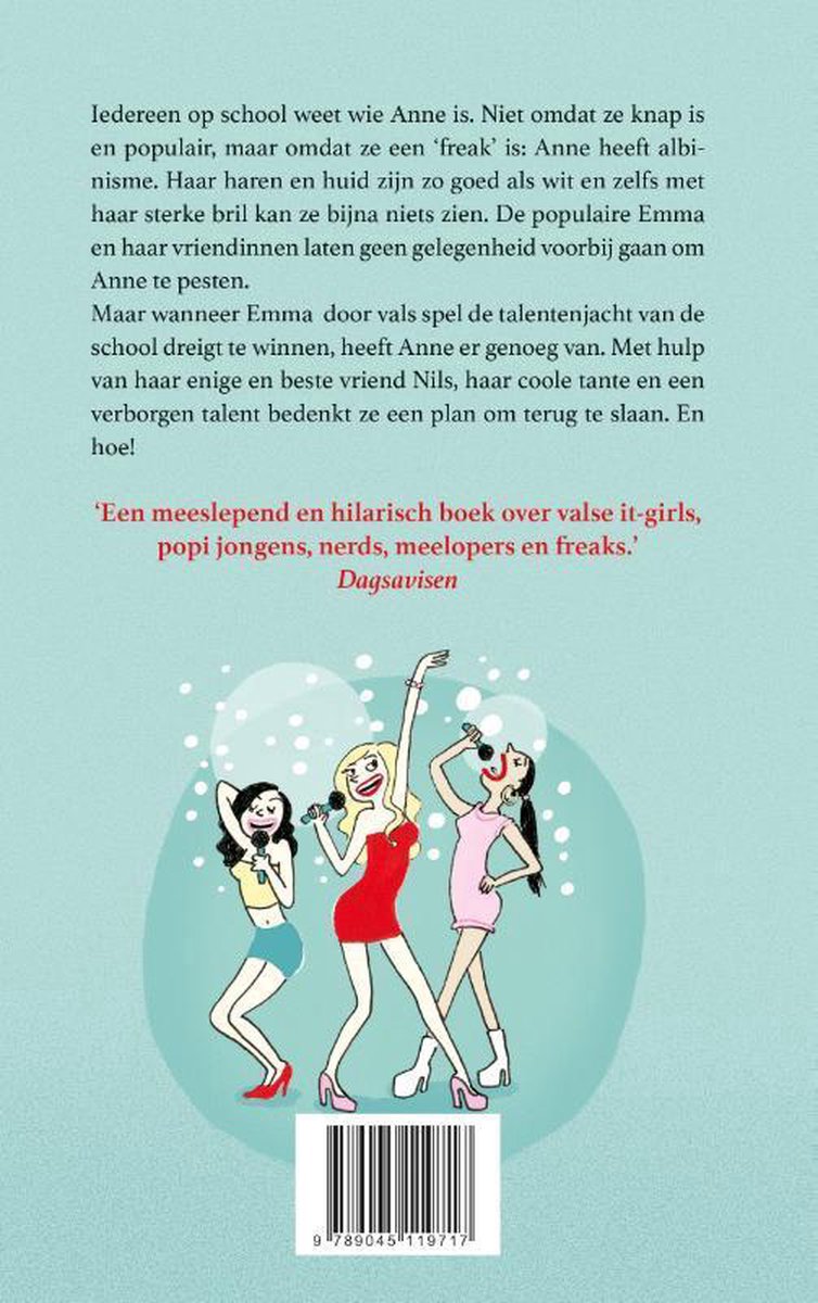 Anne en de strijd tegen de monstermeiden - back cover
