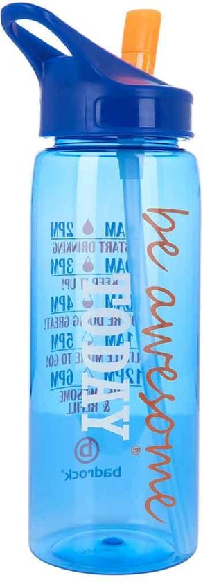 Motivatie waterfles - drinkles - - Blauw - met opdruk - herbruikbaar - drinktuit | bol.com