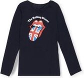 Rolling Stones shirt maat 110 donker blauw