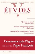 Revue Etudes - Etudes Octobre 2013