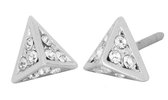 Osira Oorbellen - Dames - Zilverkleurig - Swarovski crystals - L60299R