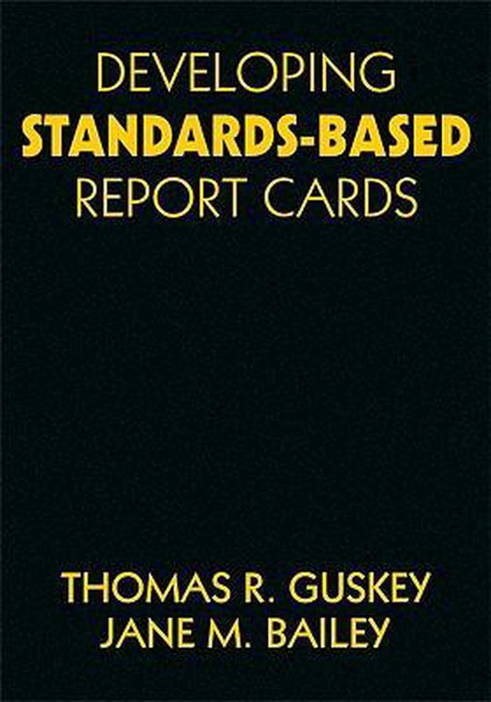 Developing Standards-Based Report Cards - cover