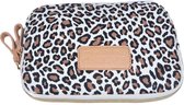 Kayond – Tablet/I-Pad Sleeve met panterprint tot 8 inch – Crème/Bruin