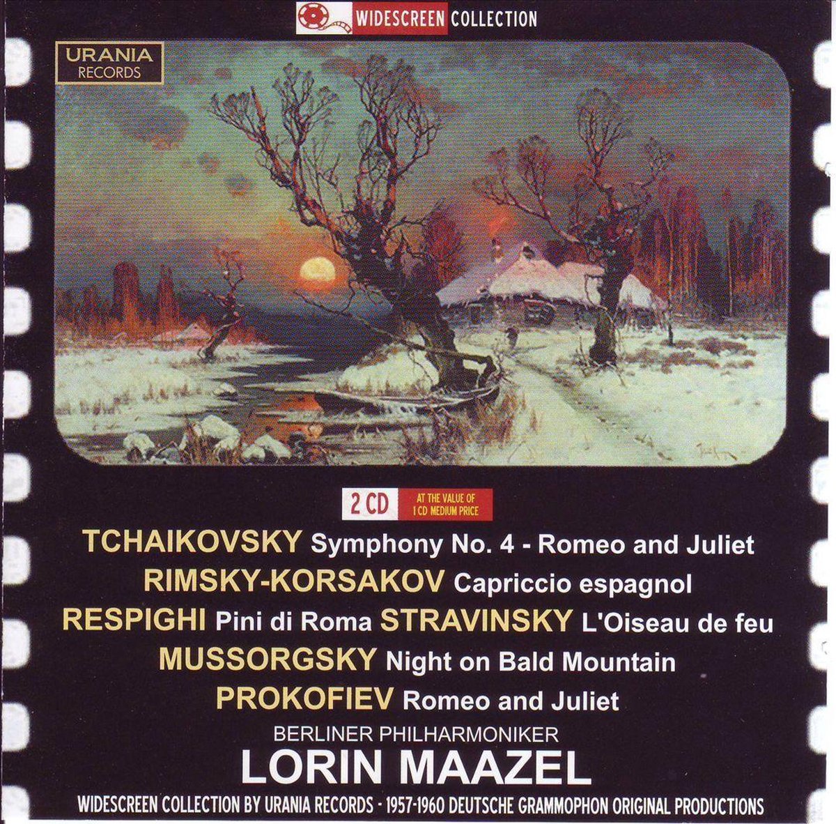 ?uvres De Tchakovski Rimski-Korsakov Moussorgski 2-Cd