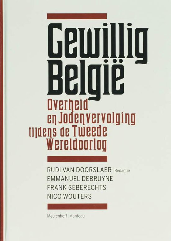 Cover van het boek 'Gewillig België' van van Doorslaer