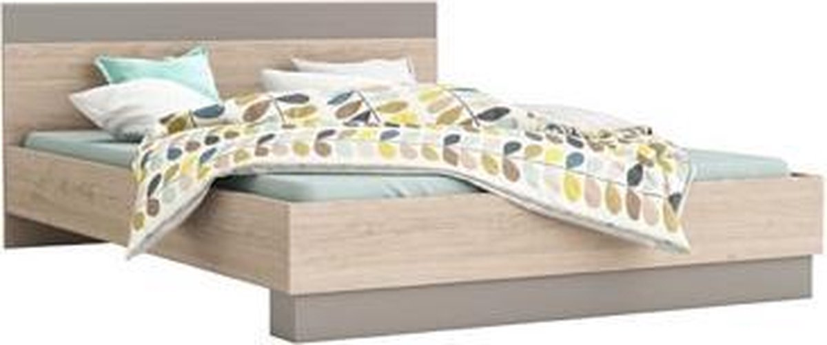 Twijfelaar bed compleet met matras en lattenbodem (140 x 190) | bol.com