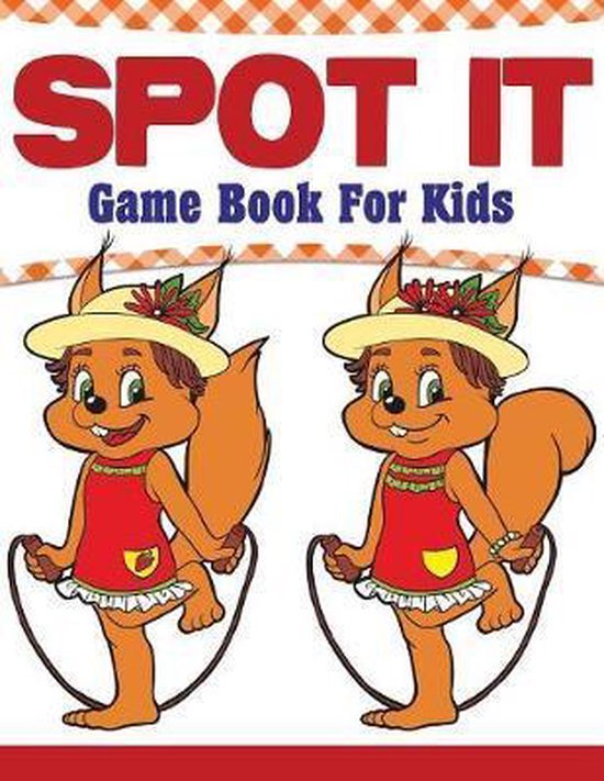 Spot It Game Book For Kids - cover
