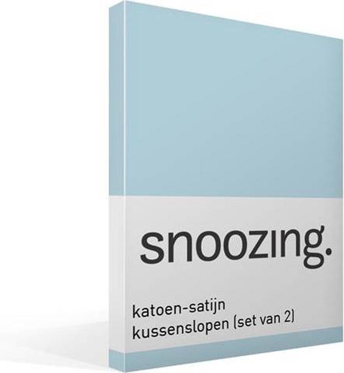 Sleeptime Kussensloop Glans Satijn 2 Stuks - Roze - 60 x 70 cm