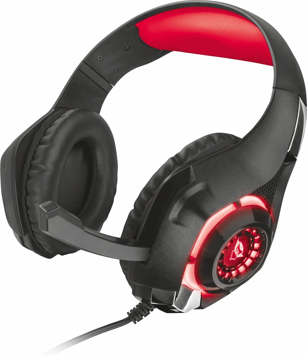 Trust GXT 313 Nero - Illuminated Gaming Headset - Zwart - Trust