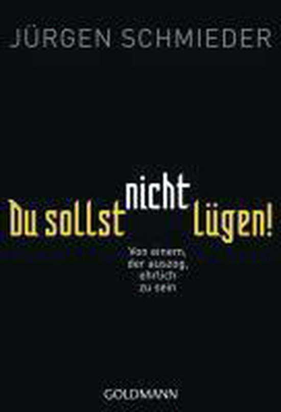 Du sollst nicht lügen! - cover