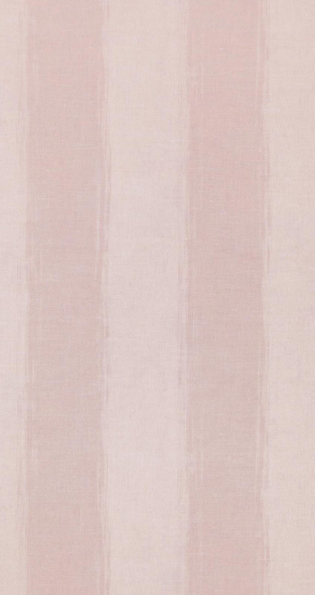 Rivi�ra Maison R.M Anvers Linen Stripe Precious Pi - Behang - 1 m x 53 cm - Roze