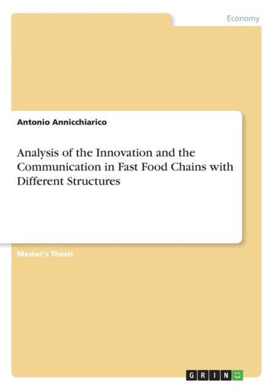Analysis of the Innovation and the Communication in Fast Foo ... - cover