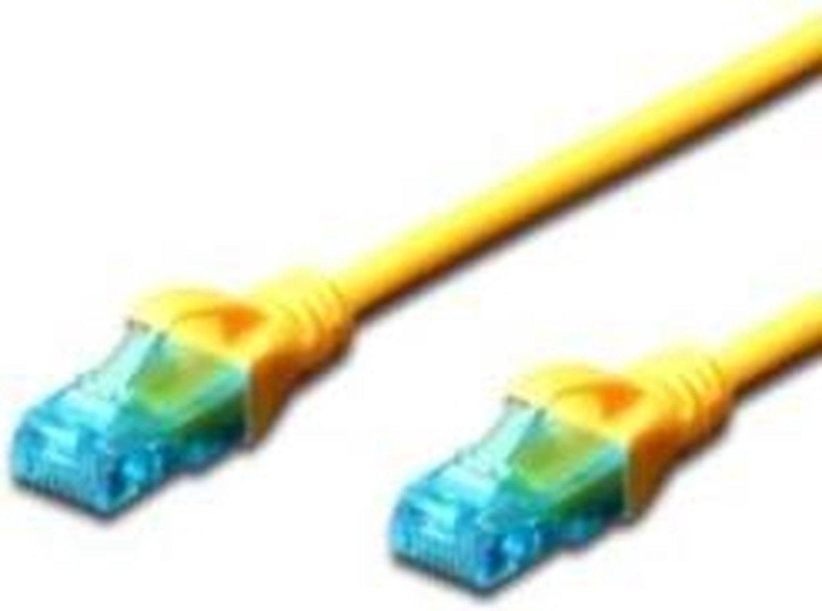 Digitus Serie - Patchkabel - Kat. 5e - 0,25m - Geel