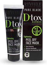 Revuele Pure Black Tightening Peel Off Face Mask – Dtox Bamboo Charcoal