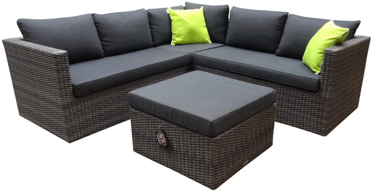 Sahara Gibson Hoek Loungeset 3-delig - Antraciet