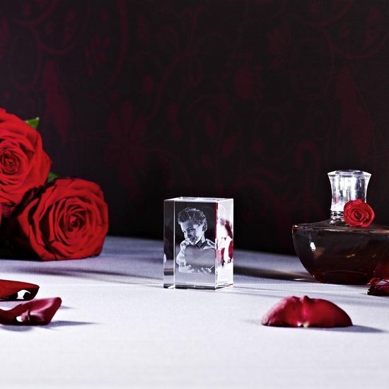 Photo 3D en verre cristal de haute qualité Modèle: Piko