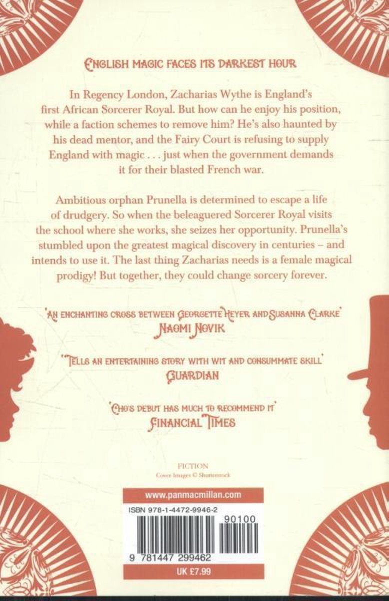 Sorcerer to the Crown novels - Sorcerer to the Crown - back cover