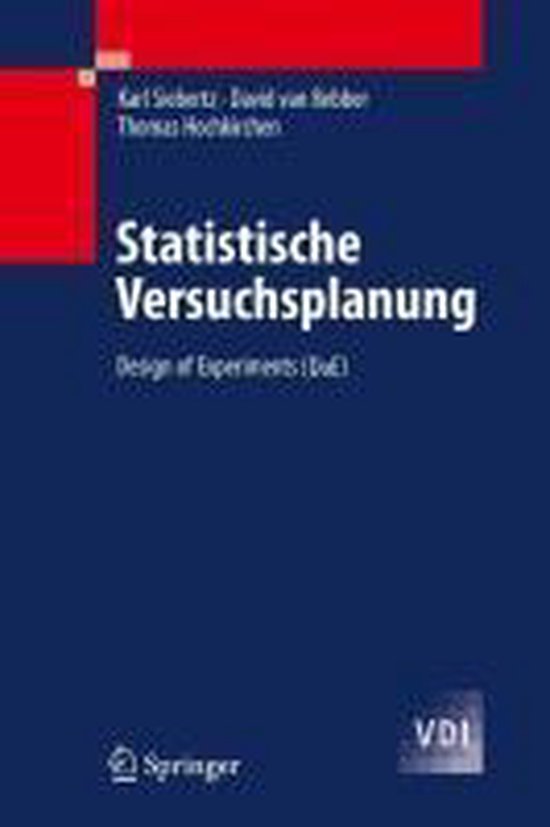 Statistische Versuchsplanung - cover