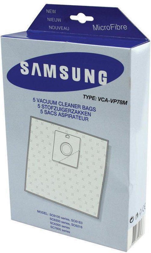 hoorbaar Gezamenlijke selectie gesponsord Samsung stofzuiger: Stofzuigerzak VCA-VP78M | bol.com
