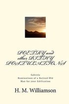 Poetry and Other Pithy Postulations