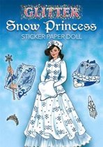 Glitter Snow Princess Sticker Paper Doll