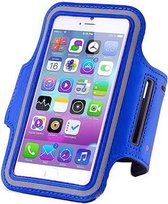 Sports armband case Donker Blauw Dark Blue voor Apple iPhone 7