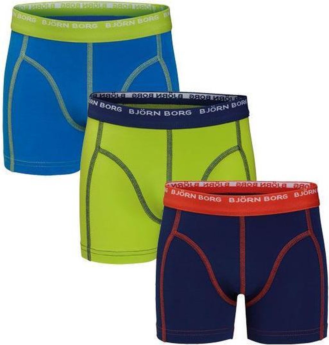 Björn Borg jongens 3pack French Blue