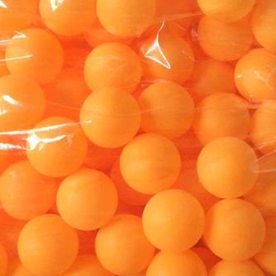 Moeras huiswerk maken Paleis Tafeltennisballen / Pingpongballen - 150 stuks - Oranje | bol.com