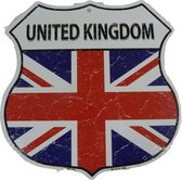 Wandbord - United Kingdom Schild / Engelse Vlag
