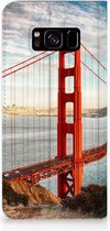 Geschikt voor Samsung Galaxy S8 Hoesje Design Golden Gate Bridge