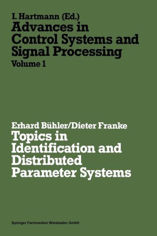 Advances in Control Systems and Signal Processing1- Topics i ... - cover
