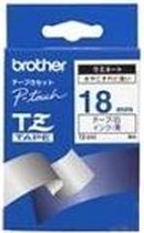 Brother Gloss Laminated Labelling Tape - 18mm, Blue/White