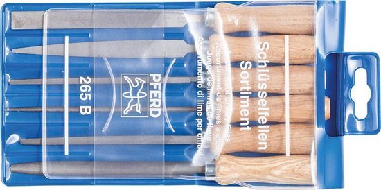 PFERD 11706100 Key file set Hieb 2 incl. filing pin in plastic bag Length 100 mm 1 pc(s)