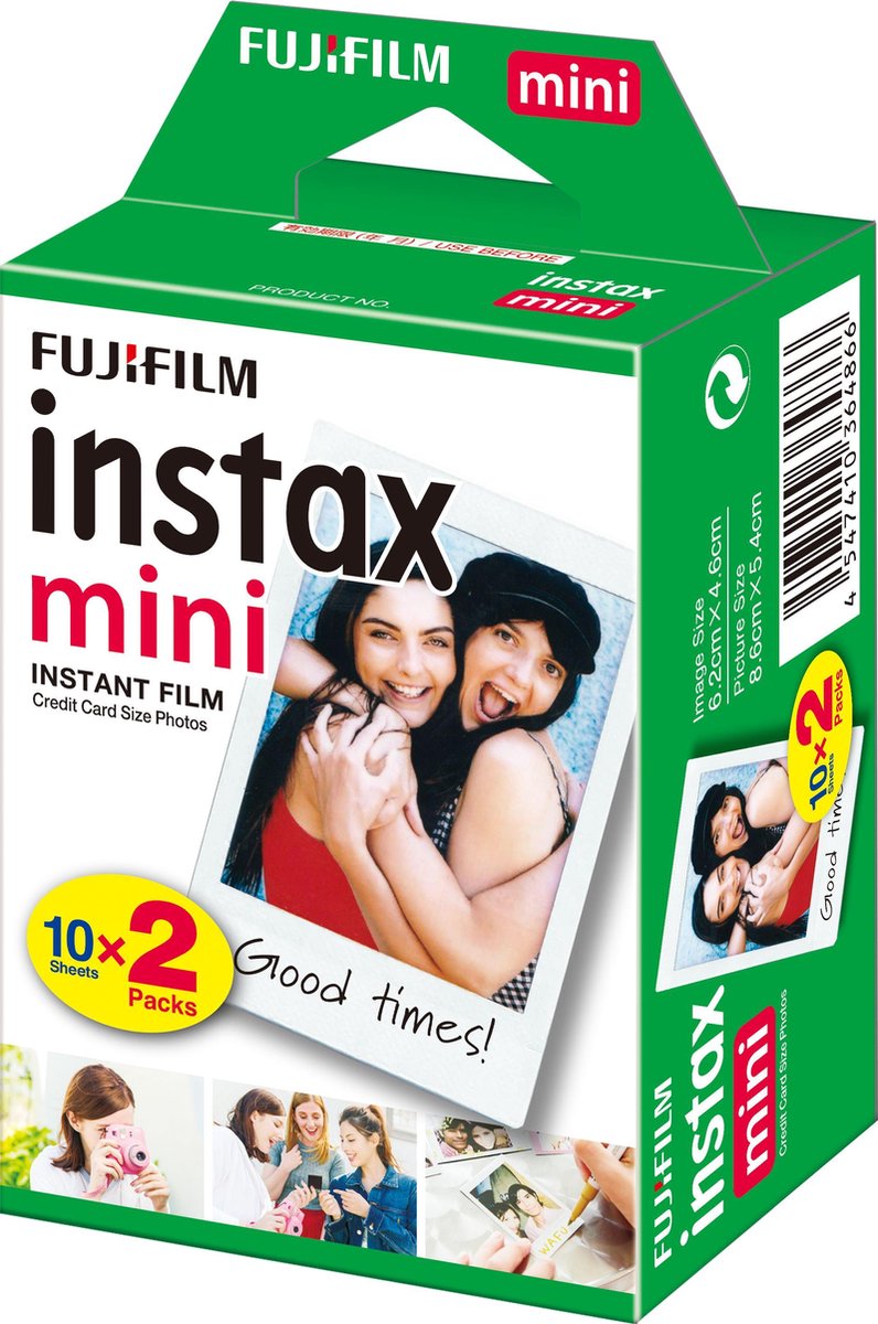 Fujifilm Instax Mini Film - 2 x 10 stuks | bol.com