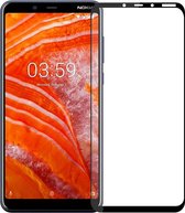 Full-Cover Screen Protector - Tempered Glass - Nokia 3.1 Plus - Zwart