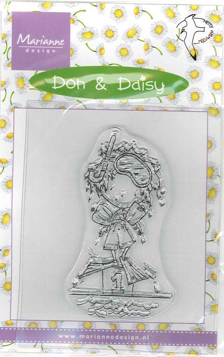 Don & Daisy Clear Stamp Swimming Don