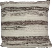 KUSSEN - SHADY SUNRISE - 45X45 CM - BRUIN/BEIGE