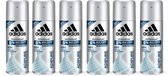 Adidas Adipure - 6 x 150 ml - Deodorant - Voordeelverpakking