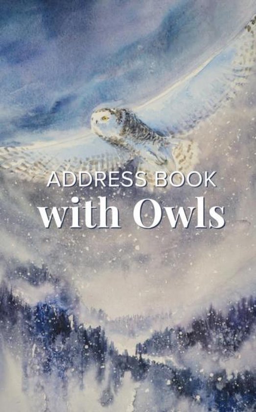 Address Book with Owls - cover