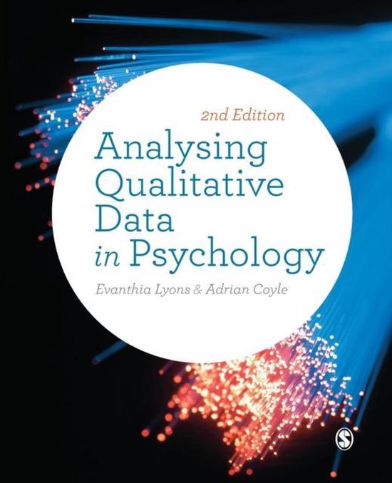 Analysing Qualitative Data In Psychology - cover