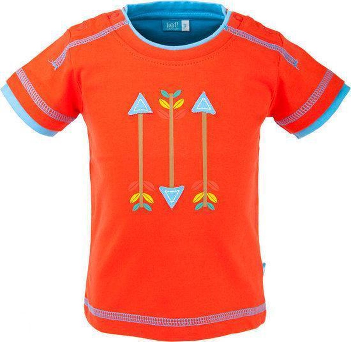 lief! Jongens T-shirt - Grenadine - Maat 56